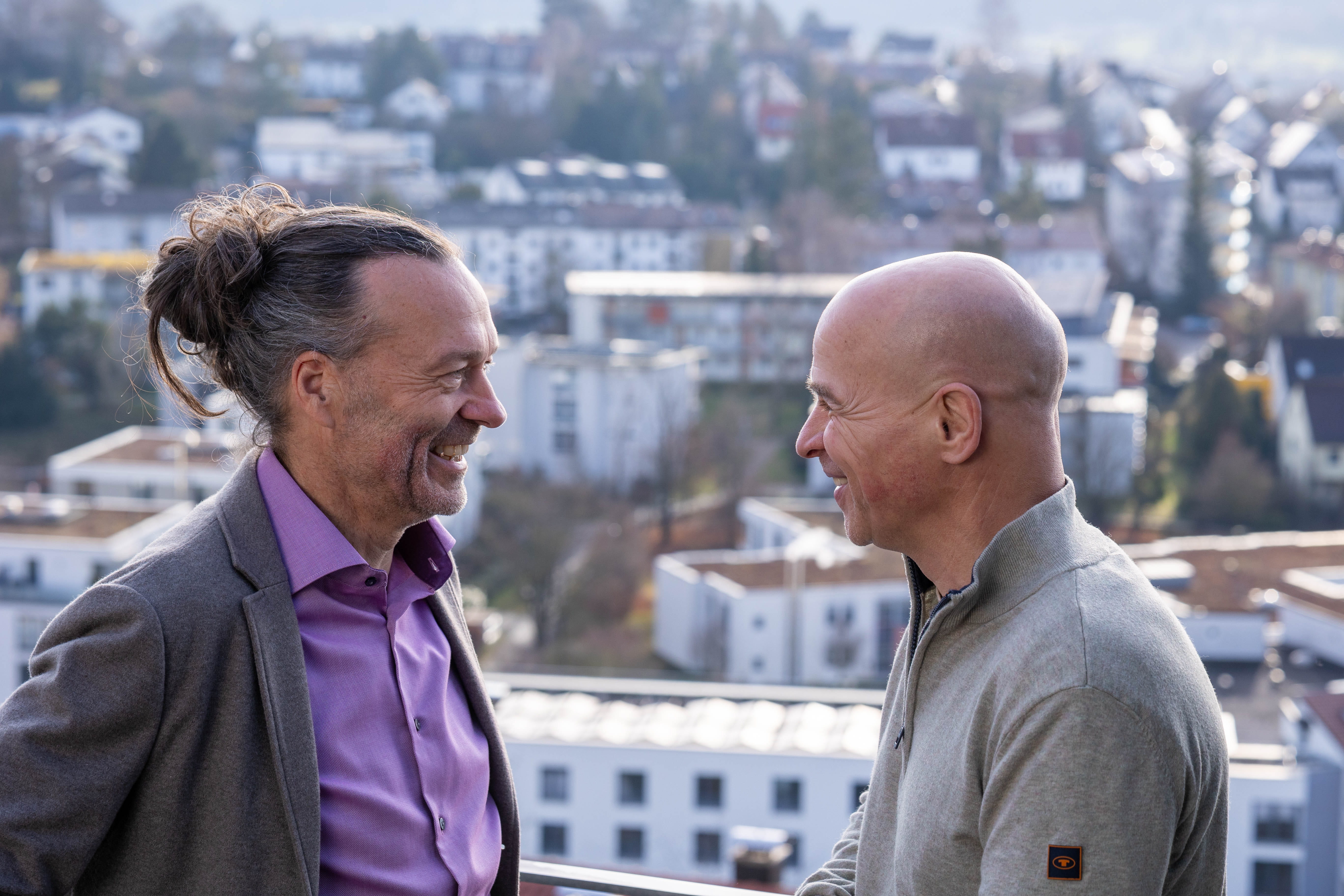 Teamfoto von Habakuk mit Stefan, Heiko und Anni